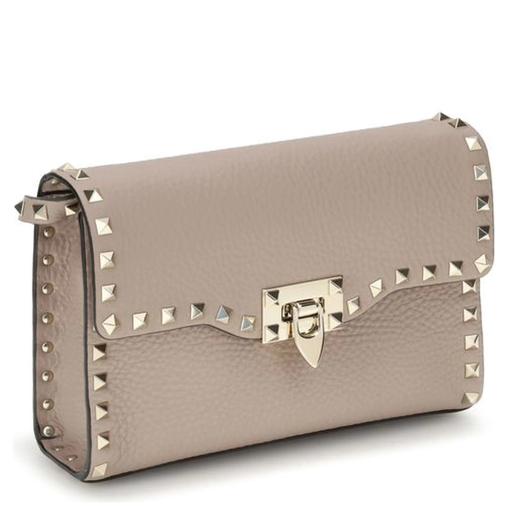 حقيبة كتف بوس توروس من جلد العجل البيج