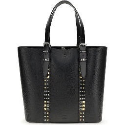 Black Calf Leather Bos Taurus Shoulder Bag