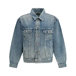 Blue Cotton Denim Jacket