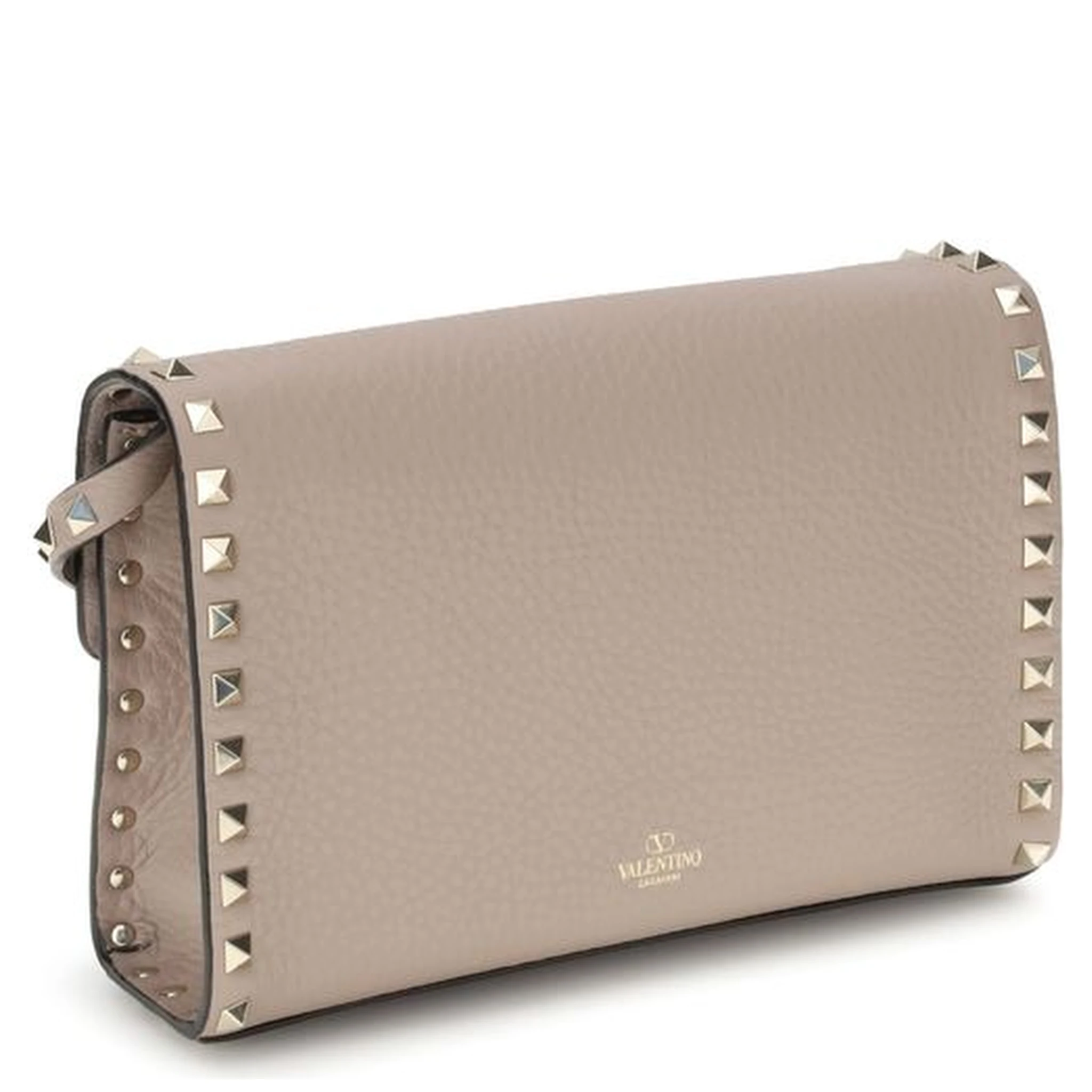 حقيبة كتف بوس توروس من جلد العجل البيج