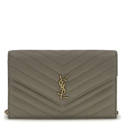 Gray Calf Leather Bos Taurus Wallet