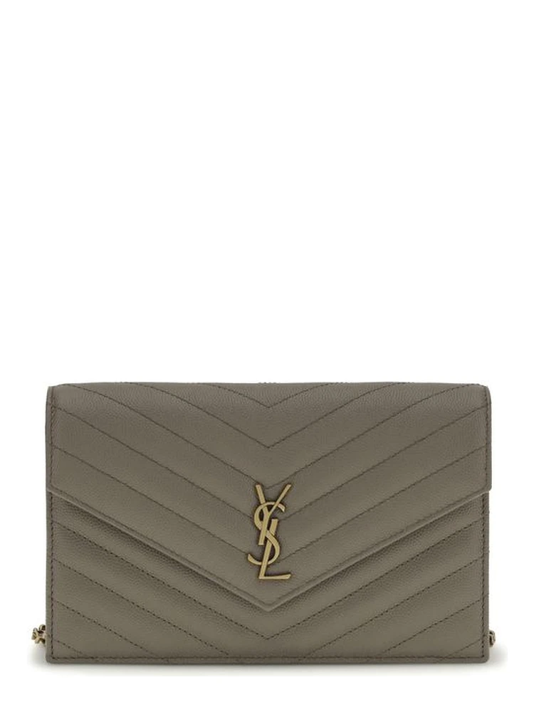 Gray Calf Leather Bos Taurus Wallet