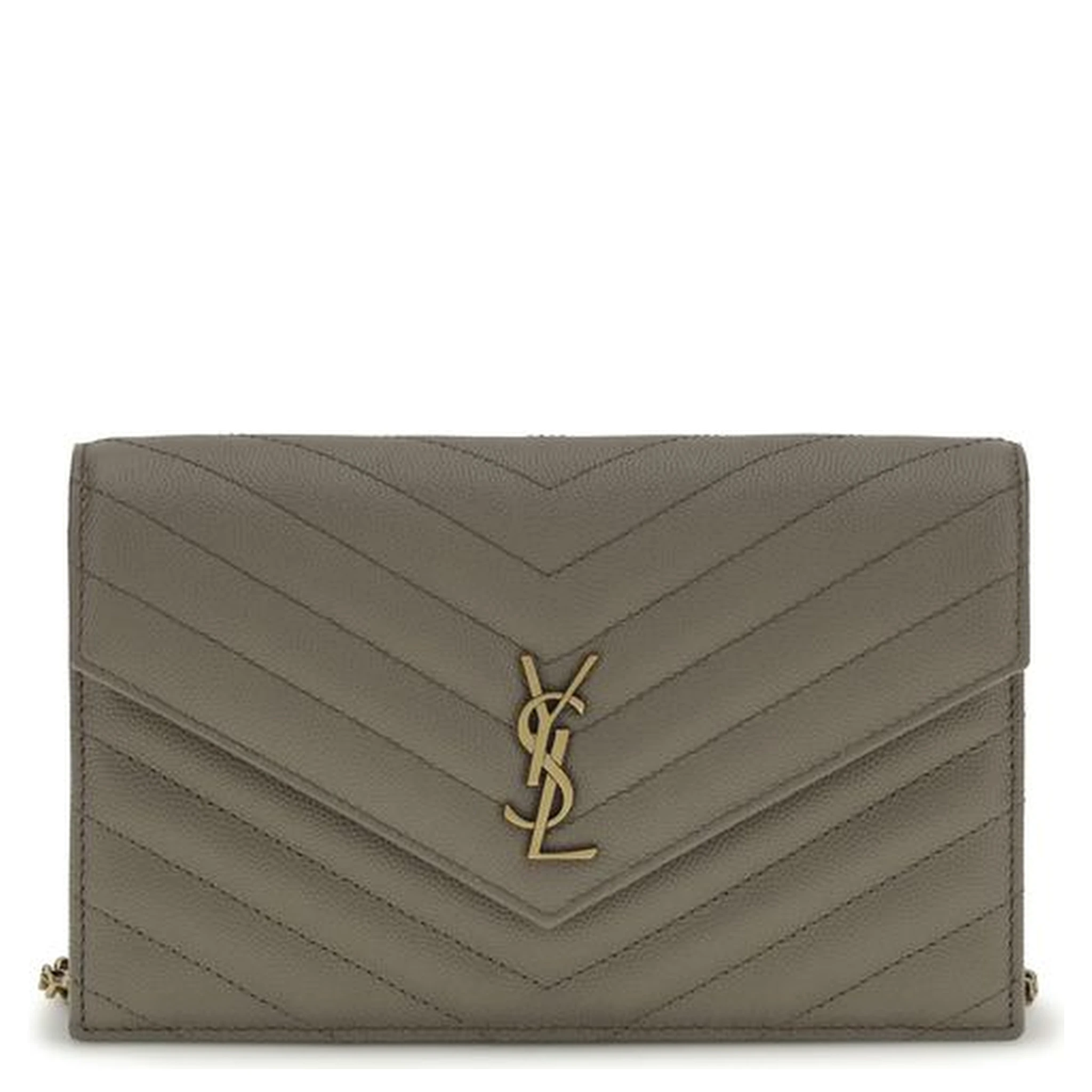 Gray Calf Leather Bos Taurus Wallet