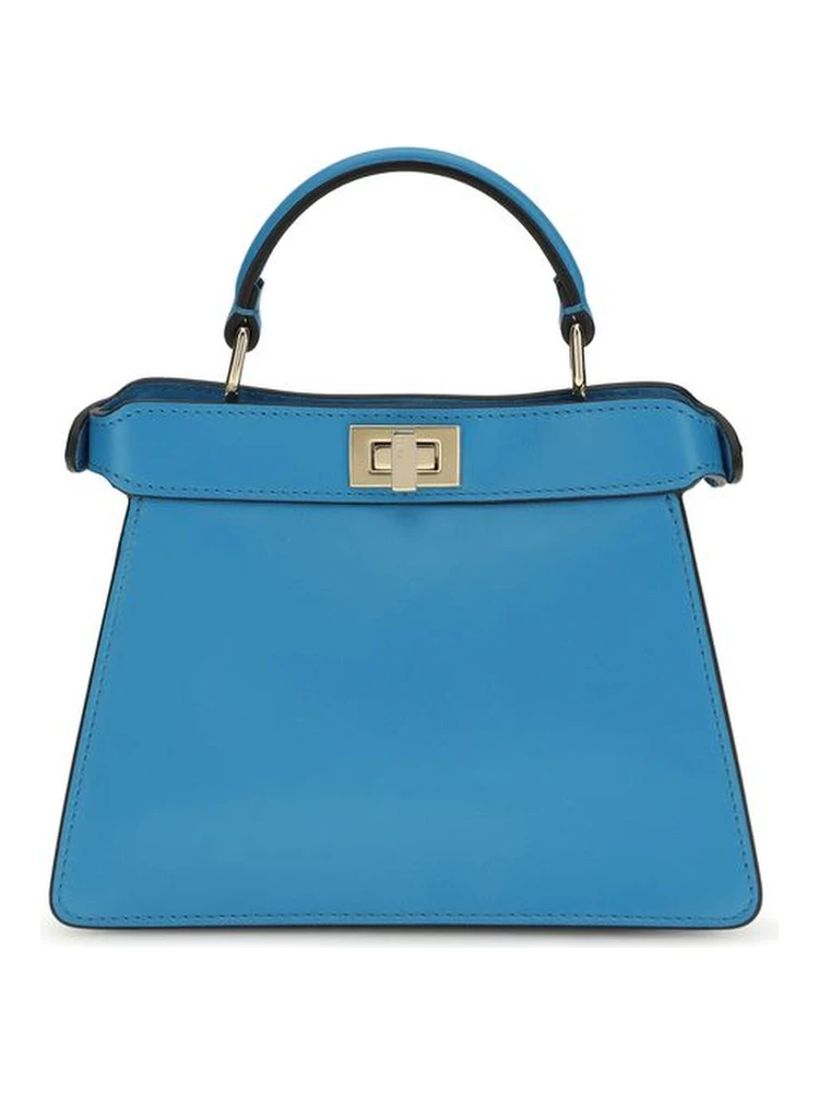 Blue Calf Leather Bos Taurus Shoulder Bag