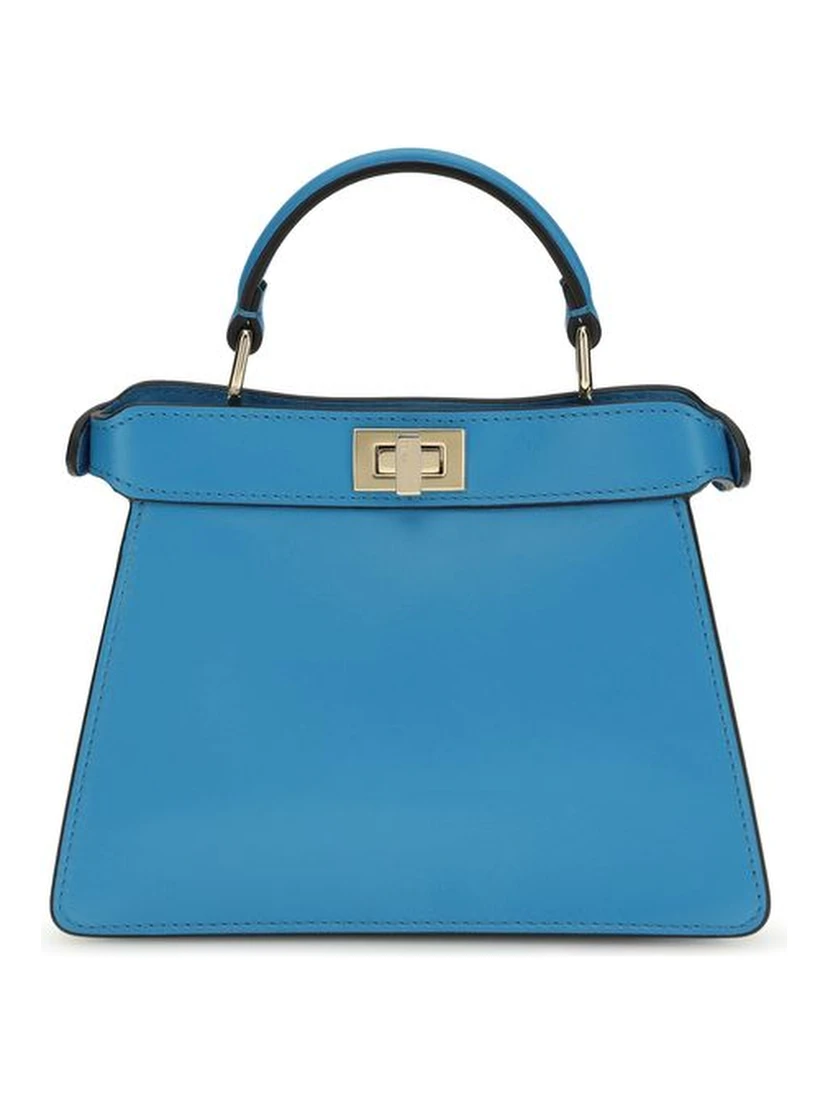 Blue Calf Leather Bos Taurus Shoulder Bag