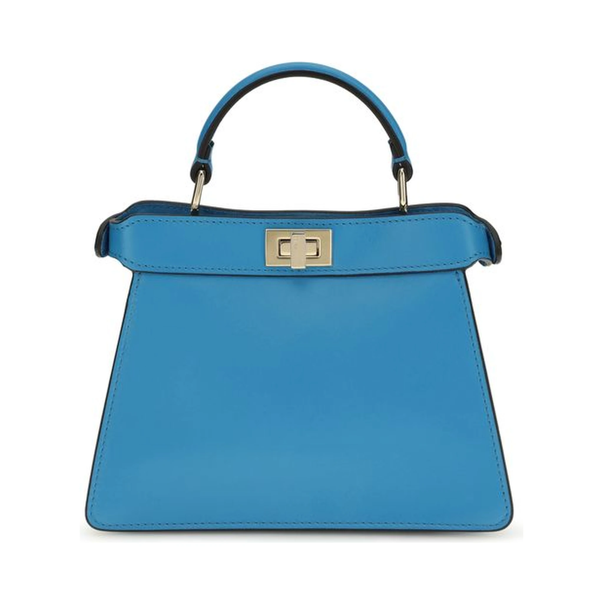 Blue Calf Leather Bos Taurus Shoulder Bag