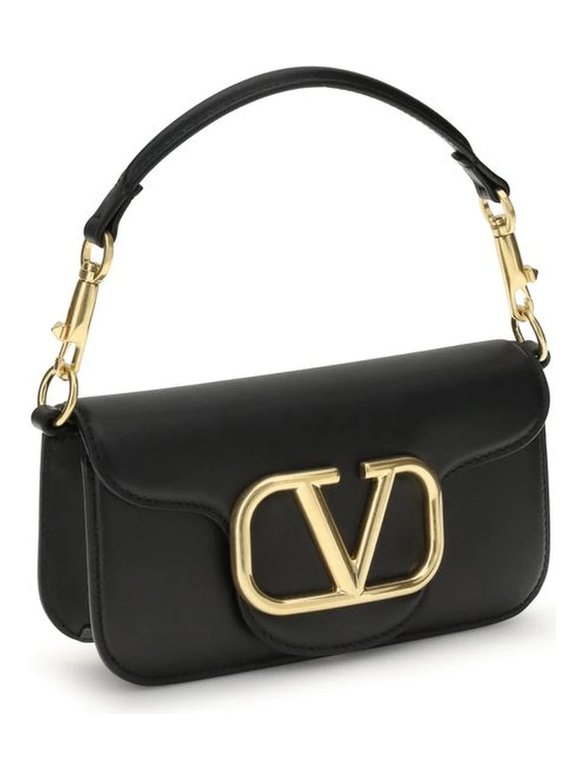 Black Calf Leather Bos Taurus Shoulder Bag