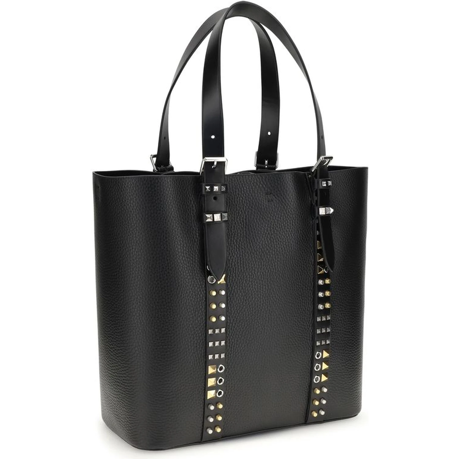 Black Calf Leather Bos Taurus Shoulder Bag