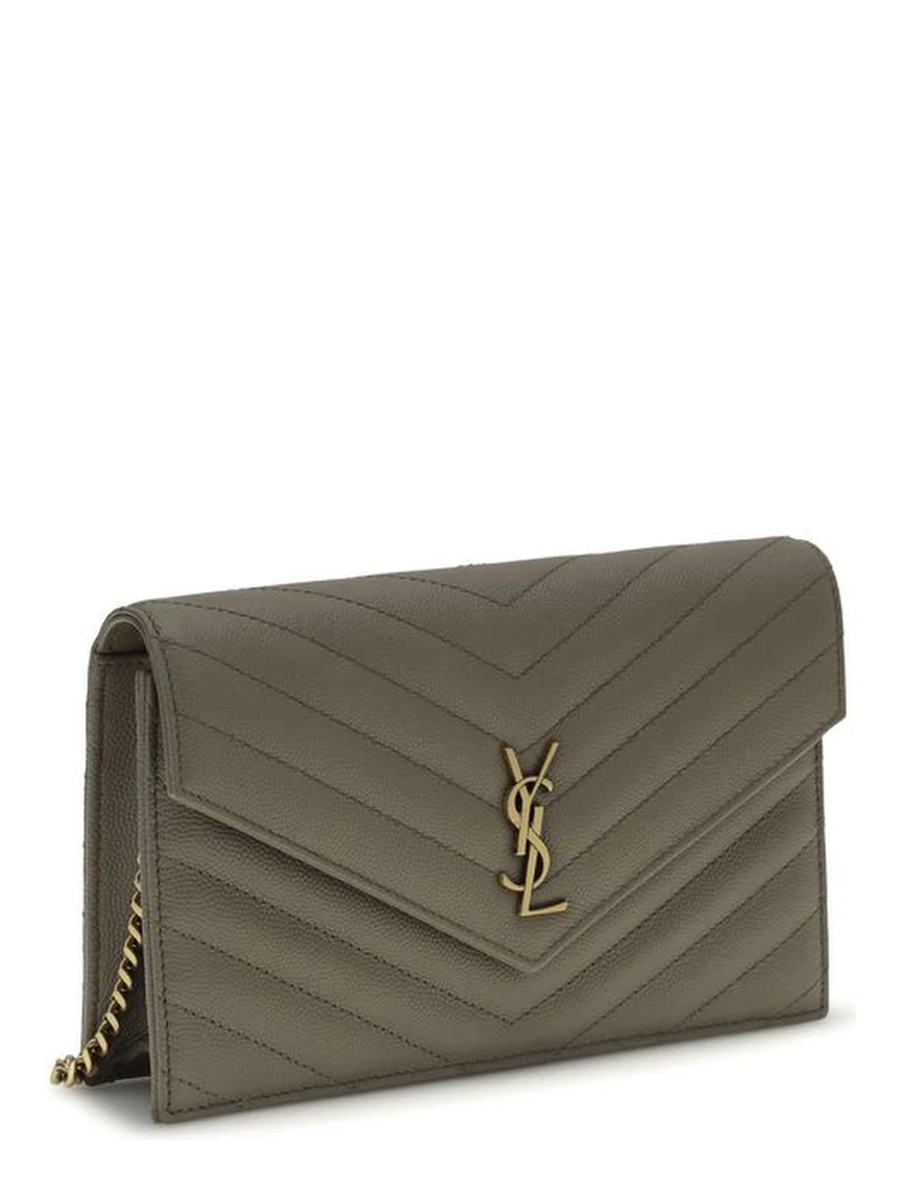 Gray Calf Leather Bos Taurus Wallet