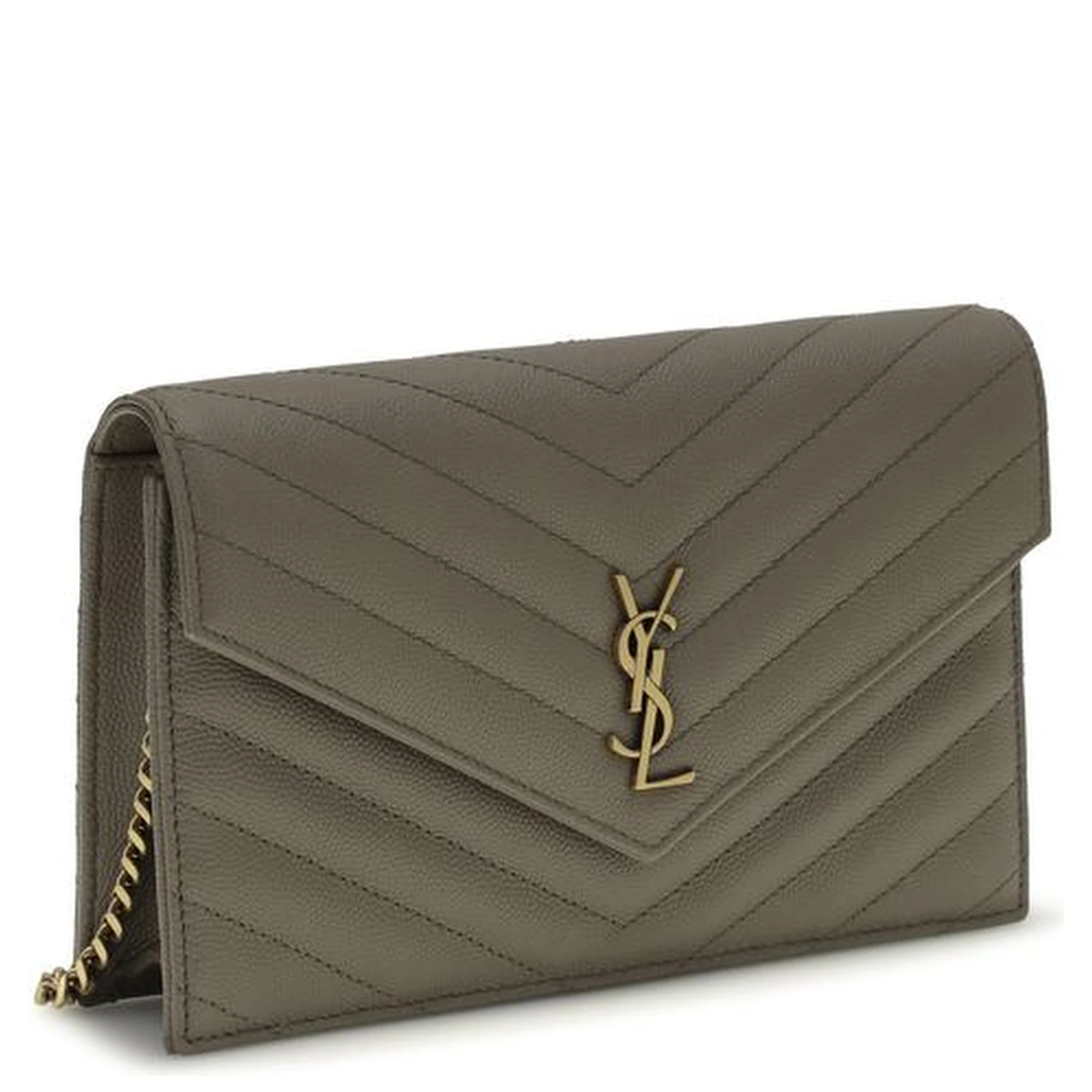 Gray Calf Leather Bos Taurus Wallet