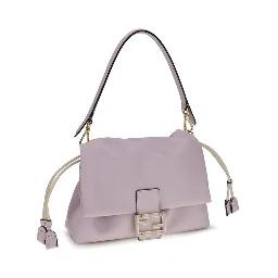 Purple Calf Leather Bos Taurus Shoulder Bag