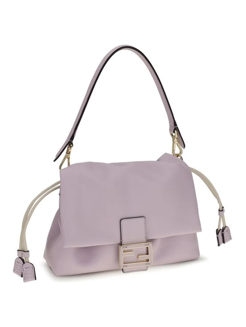 Purple Calf Leather Bos Taurus Shoulder Bag