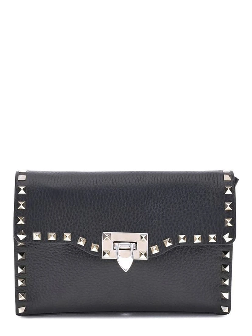 Black Calf Leather Bos Taurus Shoulder Bag