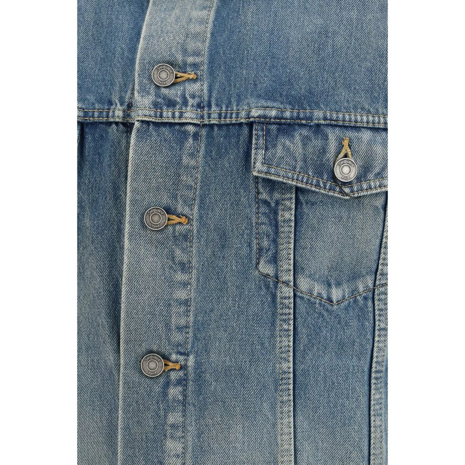 Blue Cotton Denim Jacket