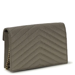 Gray Calf Leather Bos Taurus Wallet