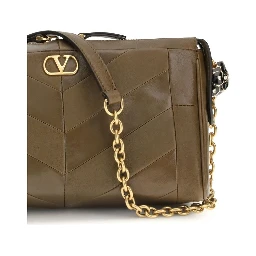 Beige Lamb Ovis Aries Aries Shoulder Bag