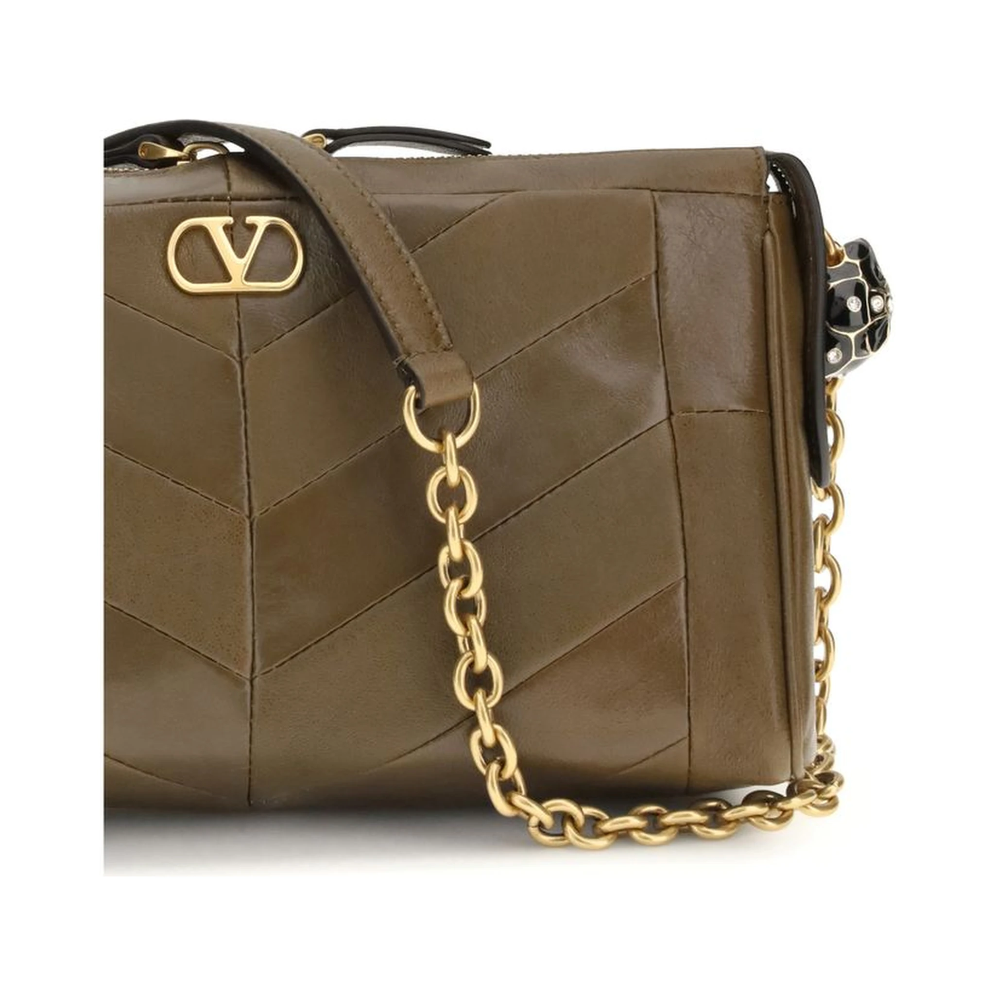 Beige Lamb Ovis Aries Aries Shoulder Bag