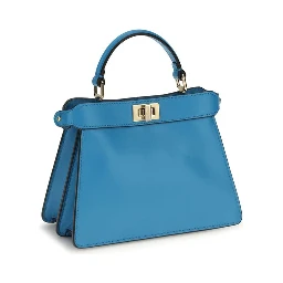Blue Calf Leather Bos Taurus Shoulder Bag
