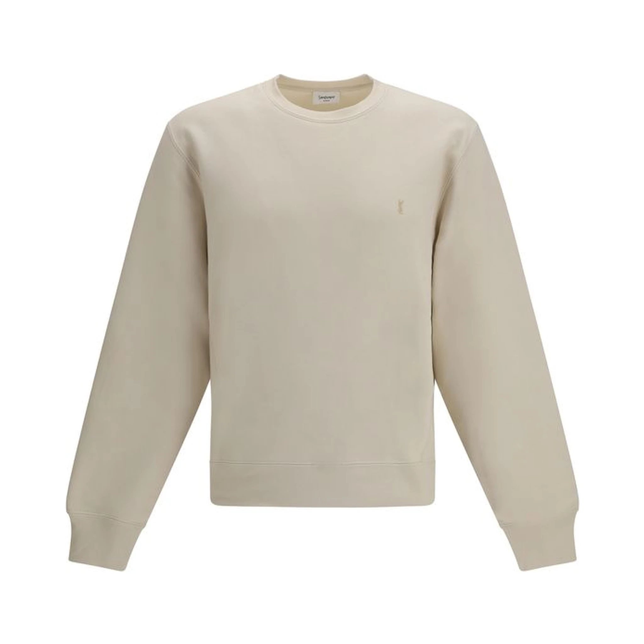 Beige Cotton Sweatshirt