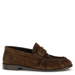 Brown Calf Leather Bos Taurus Slip-On Loafers