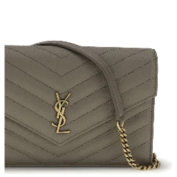 Gray Calf Leather Bos Taurus Wallet