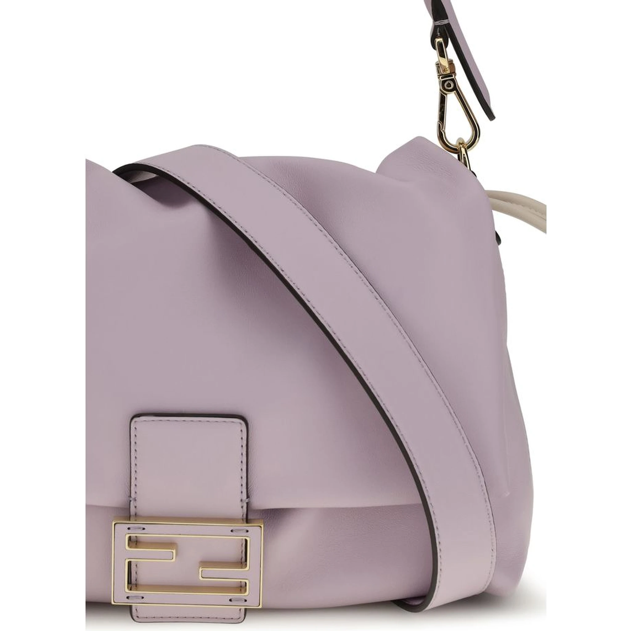 Purple Calf Leather Bos Taurus Shoulder Bag