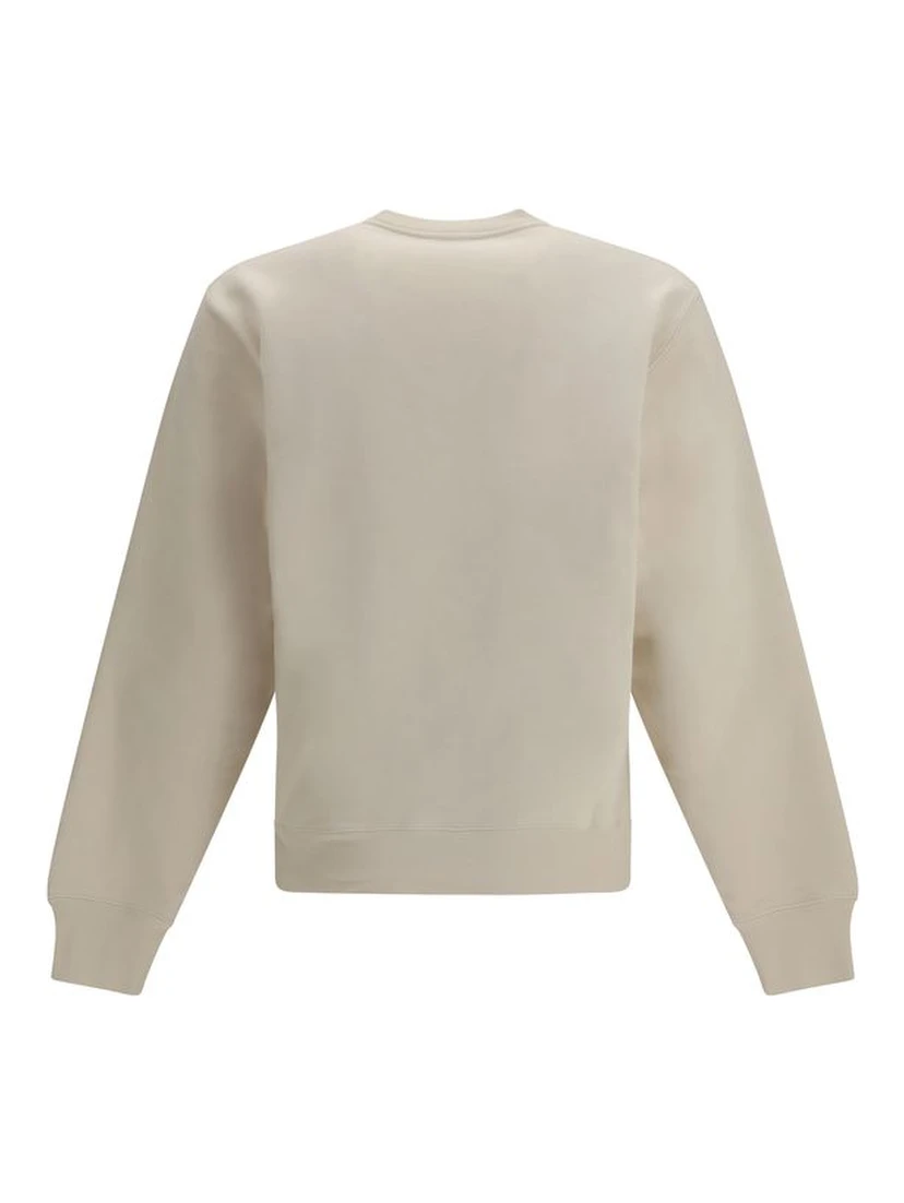 Beige Cotton Sweatshirt