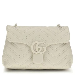 Beige Calf Leather Bos Taurus Handbag