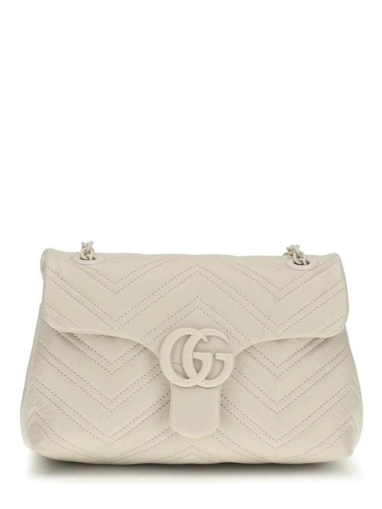 Beige Calf Leather Bos Taurus Handbag