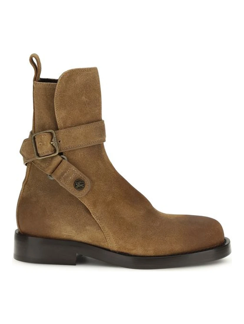 Brown Calf Leather Bos Taurus Lace-Up Boots