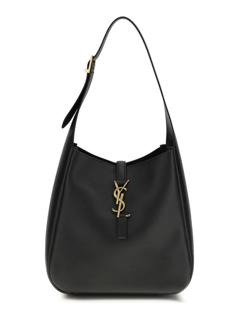 Black Calf Leather Bos Taurus Shoulder Bag