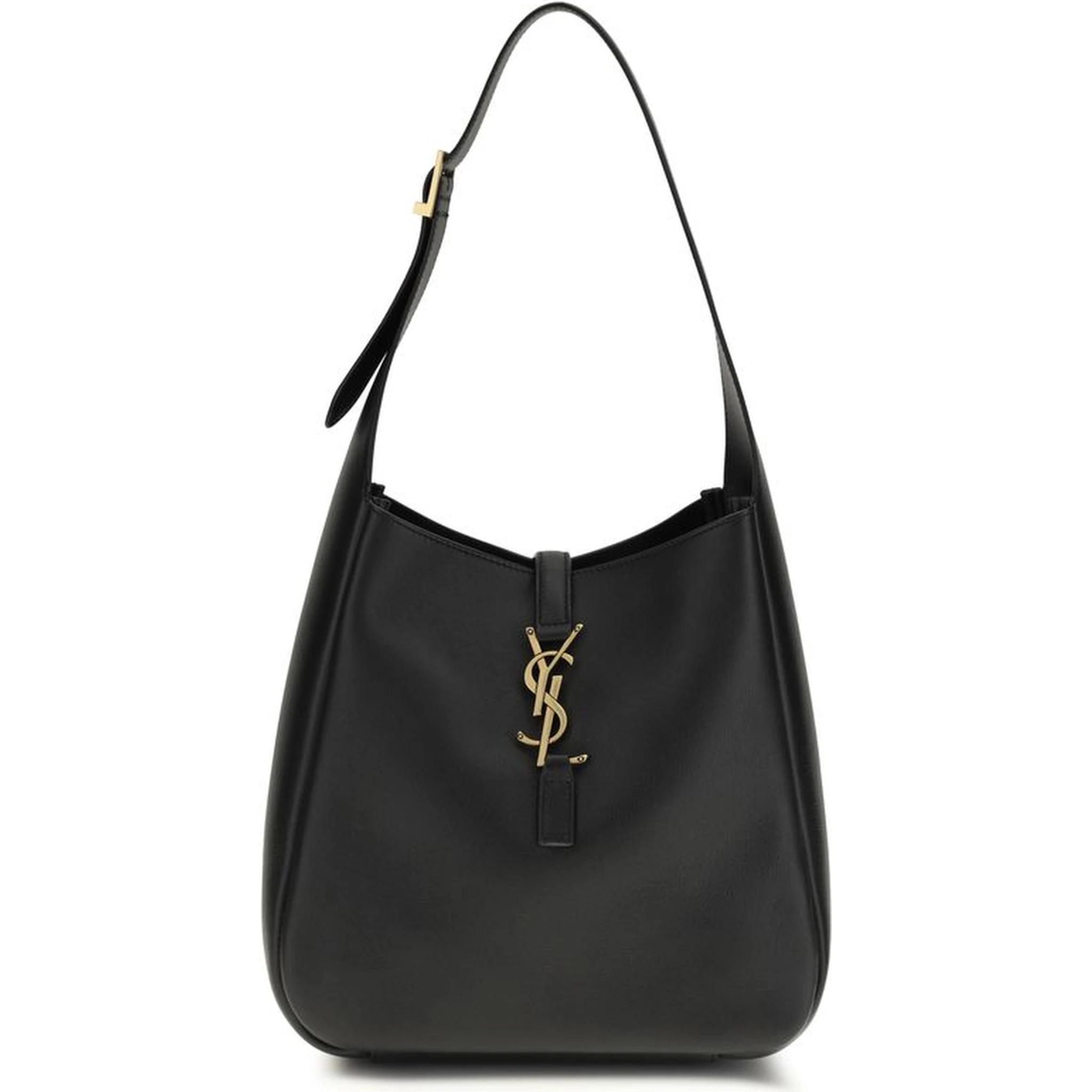 Black Calf Leather Bos Taurus Shoulder Bag