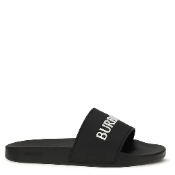 Black Rubber Slippers