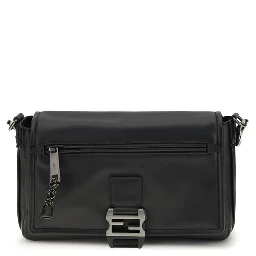 Black Calf Leather Bos Taurus Shoulder Bag