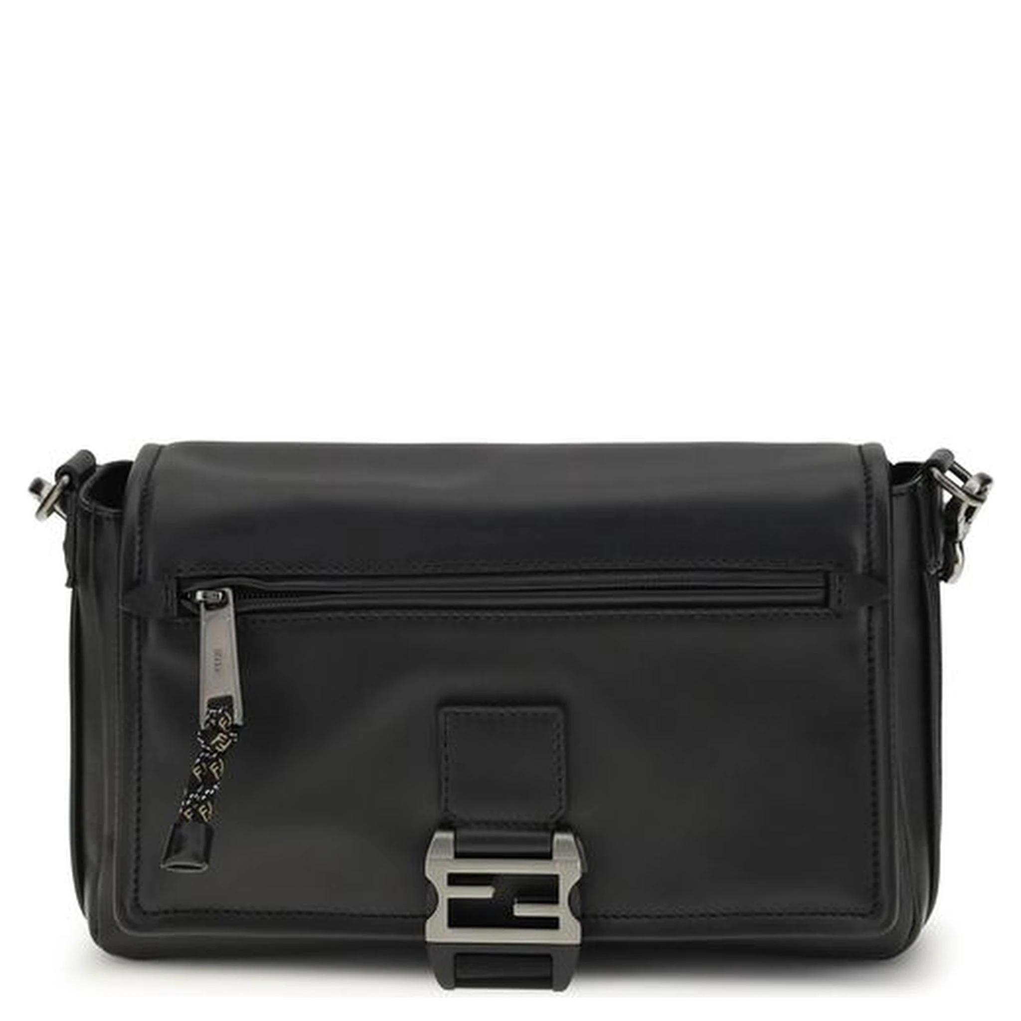 Black Calf Leather Bos Taurus Shoulder Bag