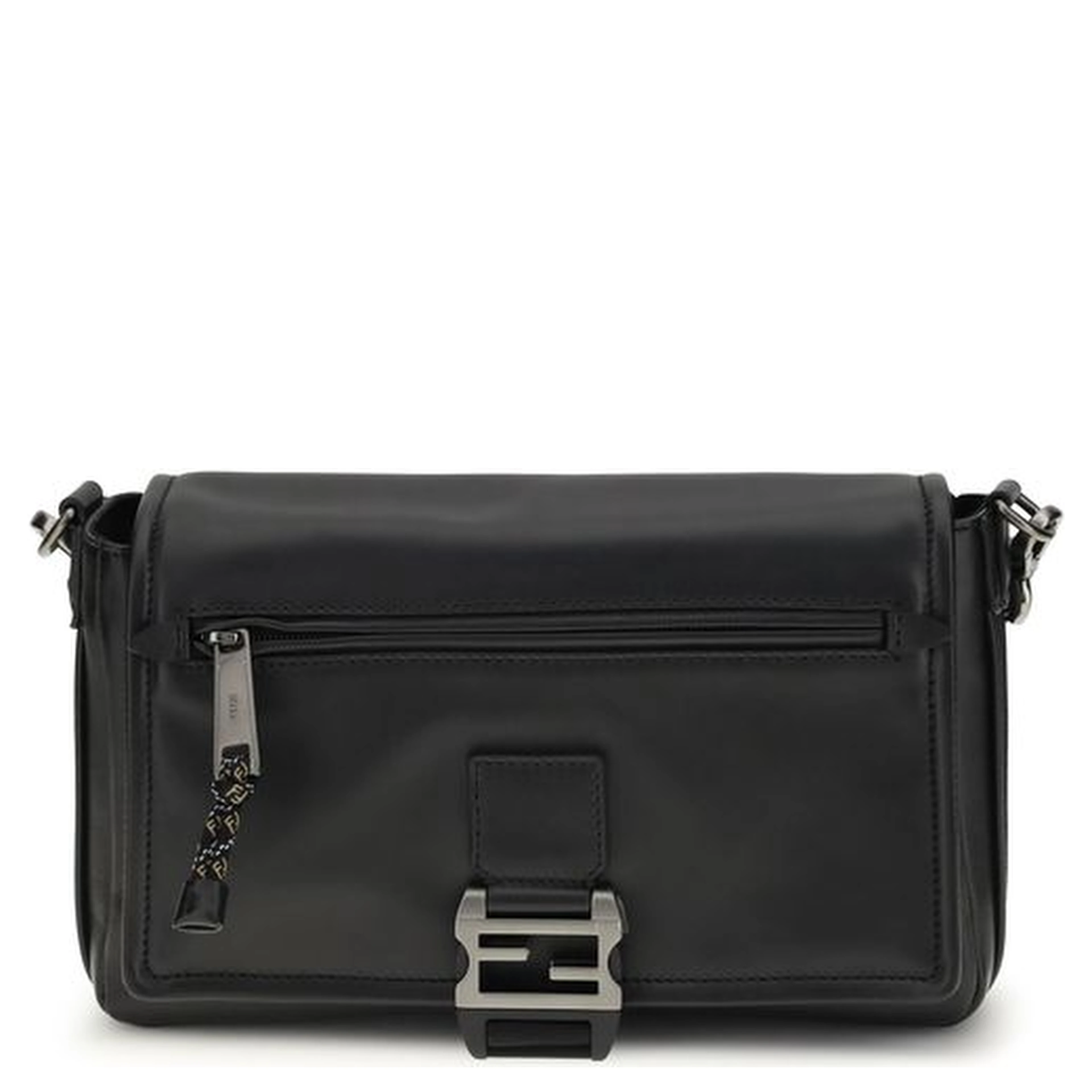 Black Calf Leather Bos Taurus Shoulder Bag