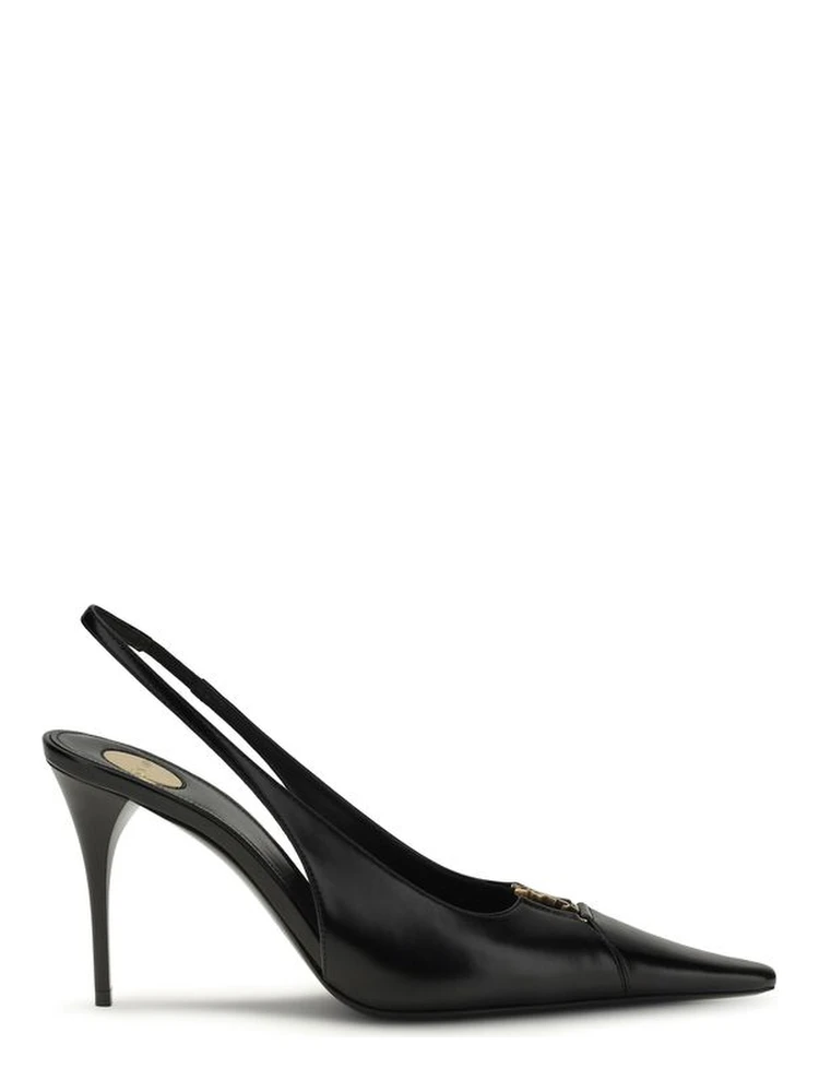 Black Calf Leather Bos Taurus High Heel Pumps