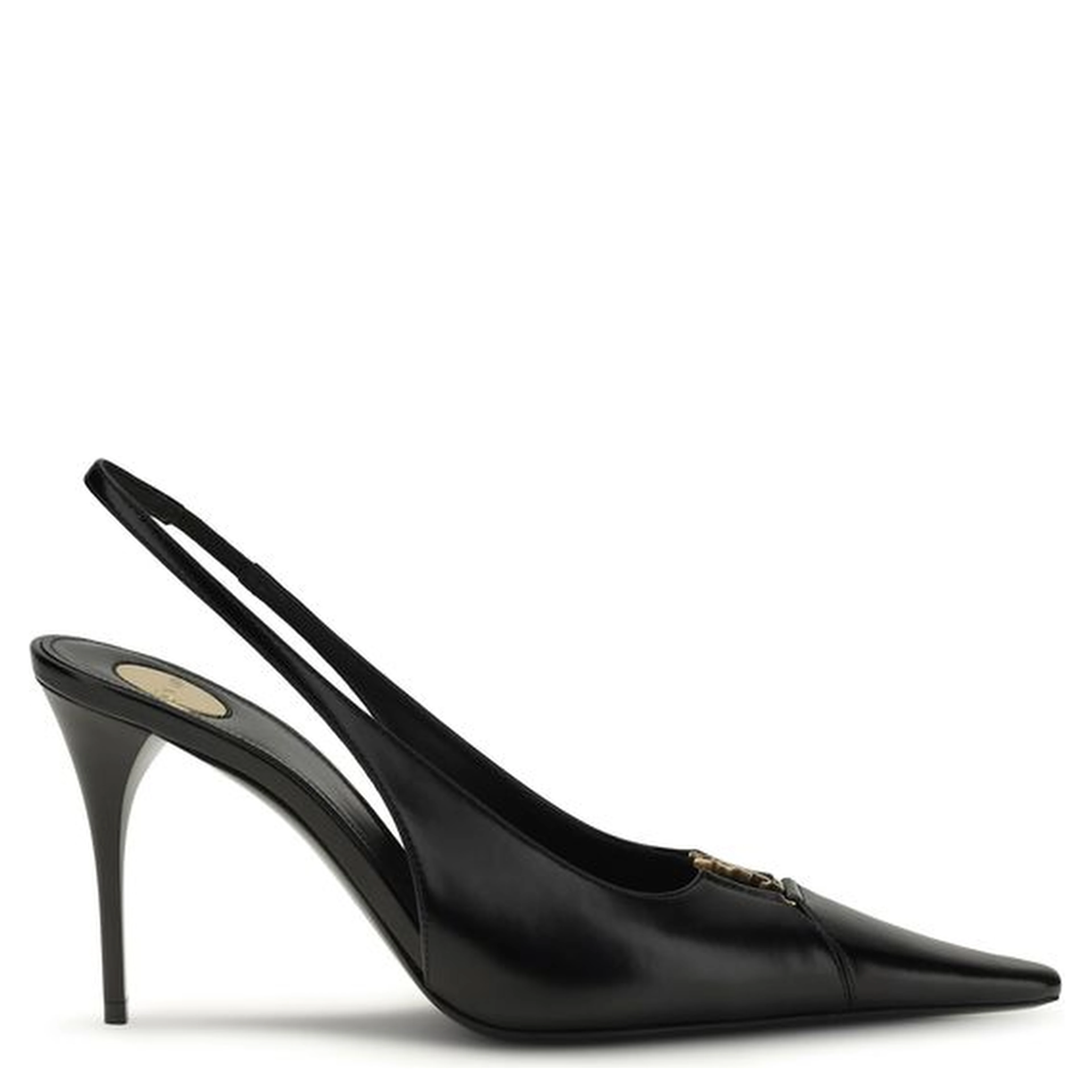 Black Calf Leather Bos Taurus High Heel Pumps