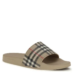 Beige Rubber Sandals