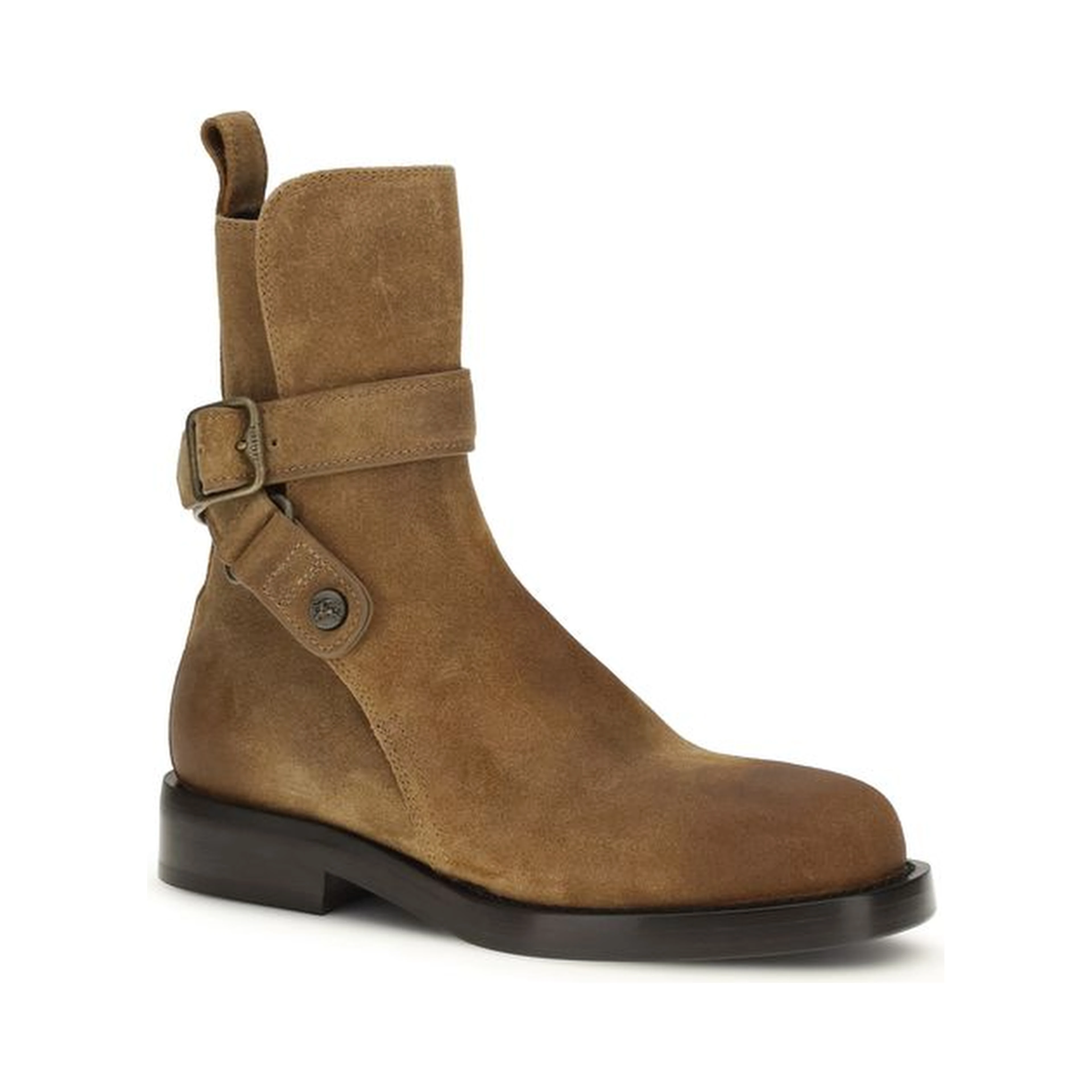 Brown Calf Leather Bos Taurus Lace-Up Boots