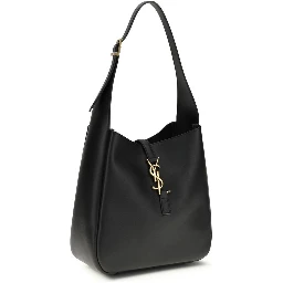 Black Calf Leather Bos Taurus Shoulder Bag