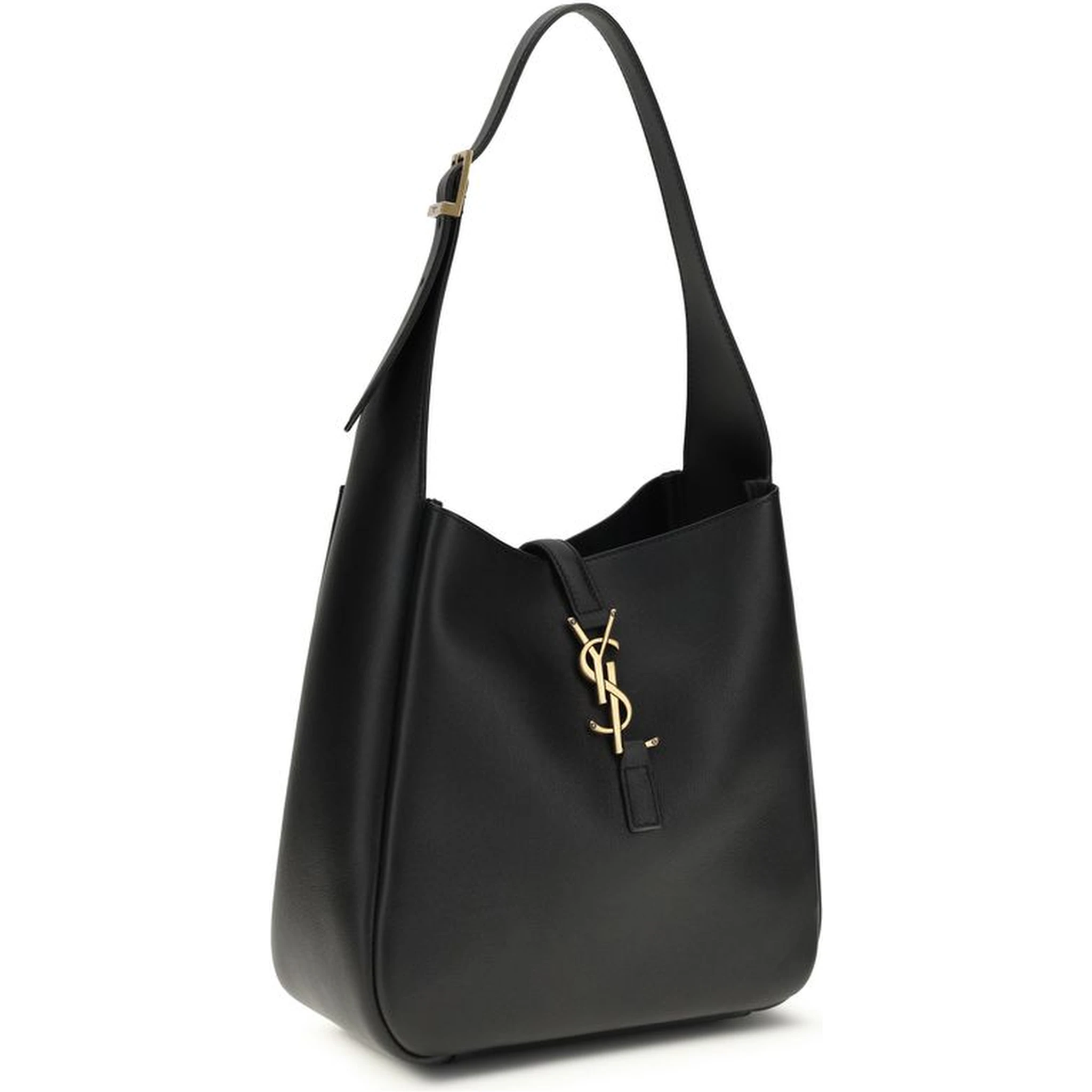 Black Calf Leather Bos Taurus Shoulder Bag