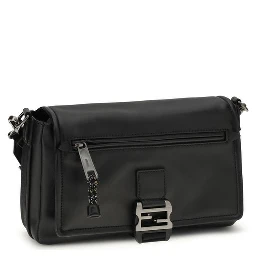 Black Calf Leather Bos Taurus Shoulder Bag