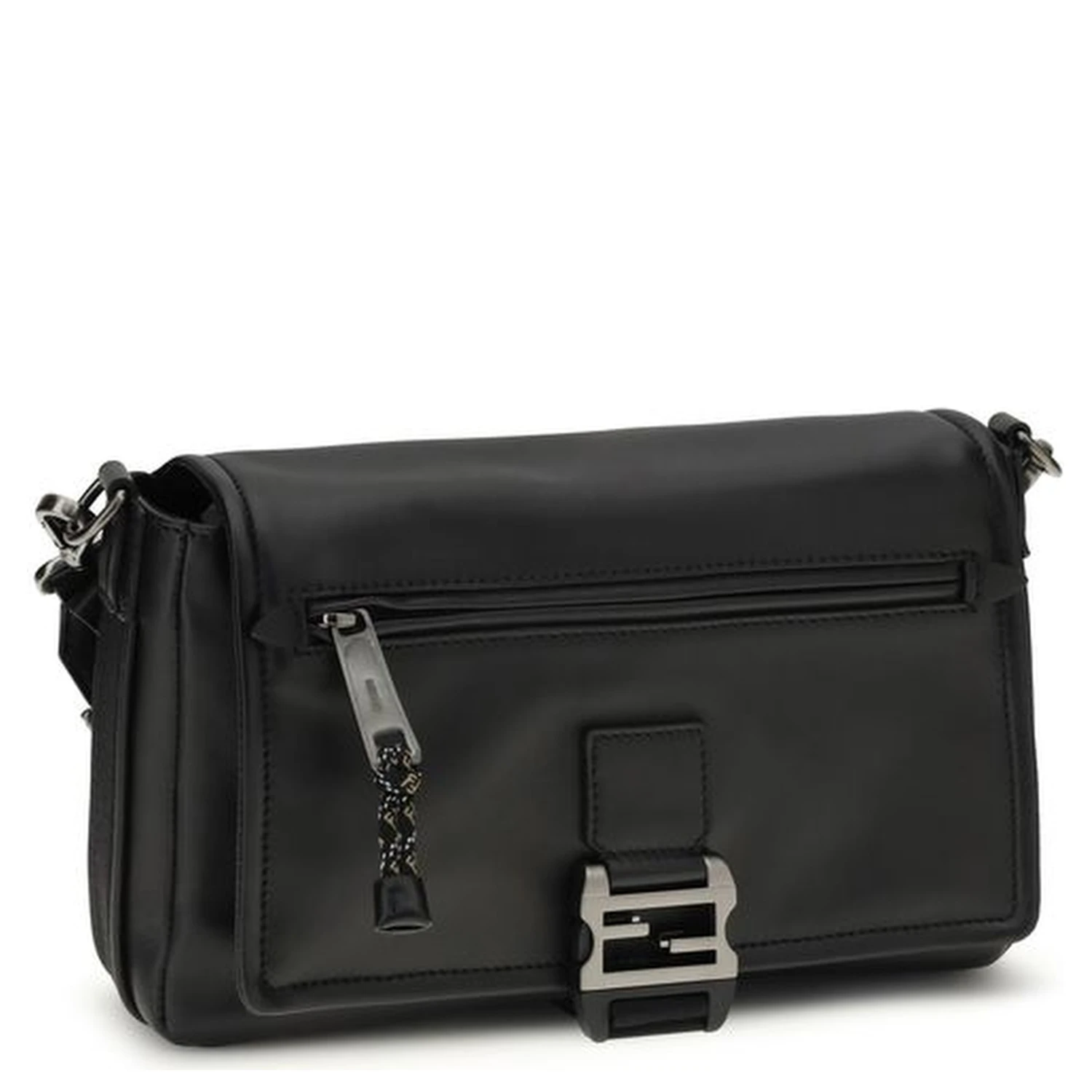 Black Calf Leather Bos Taurus Shoulder Bag
