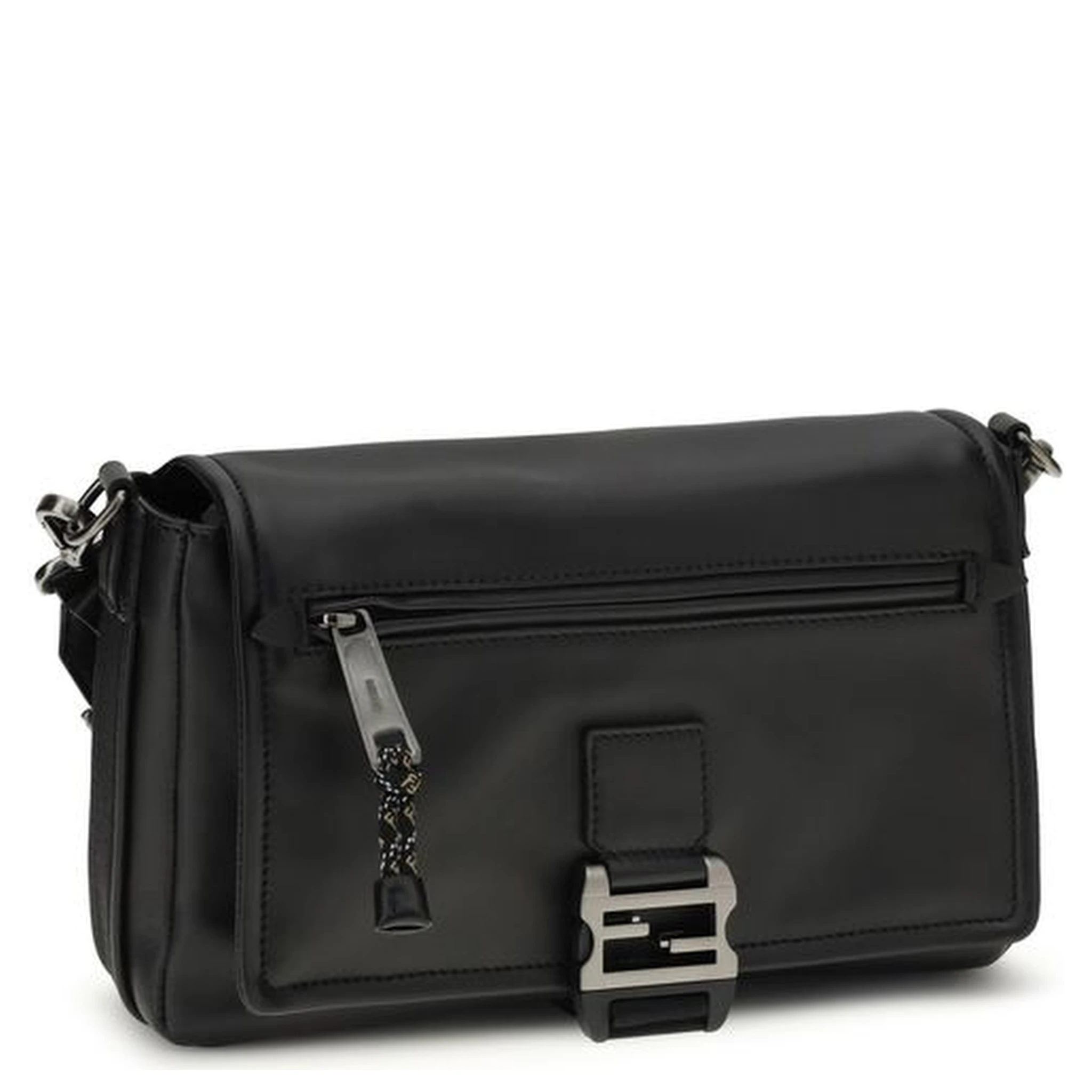 Black Calf Leather Bos Taurus Shoulder Bag