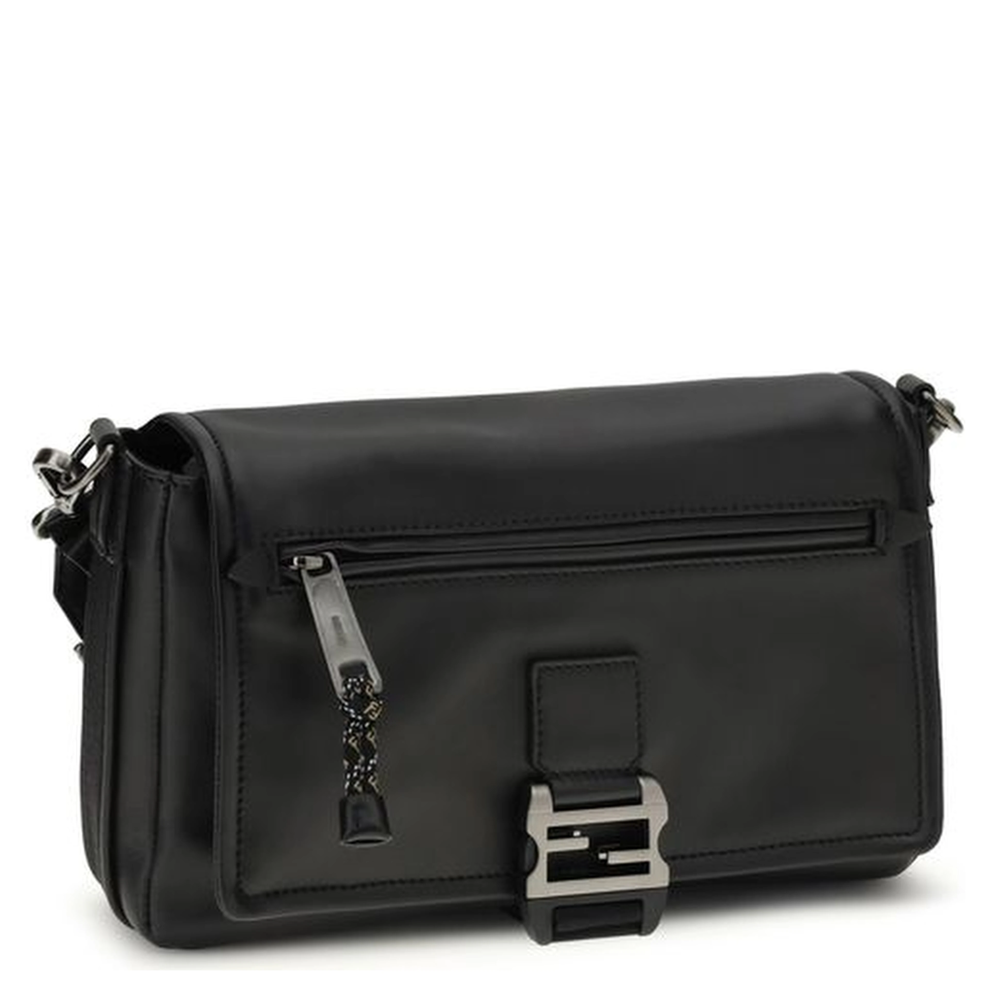 Black Calf Leather Bos Taurus Shoulder Bag