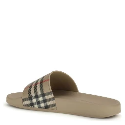 Beige Rubber Sandals
