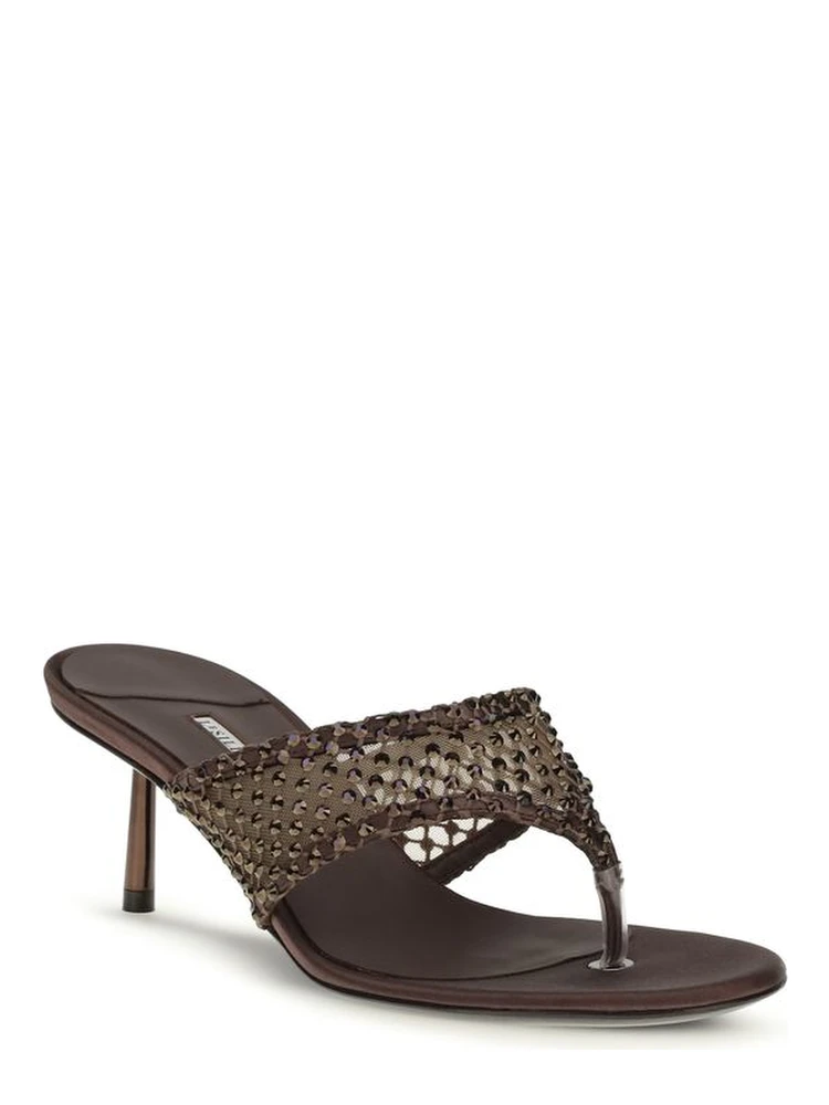 Brown Goatskin Stiletto Heel Sandals alternative