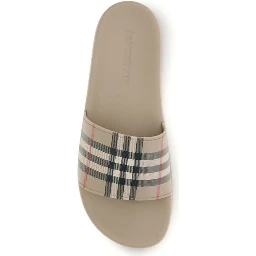 Beige Rubber Sandals