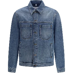 Blue Cotton Denim Jacket
